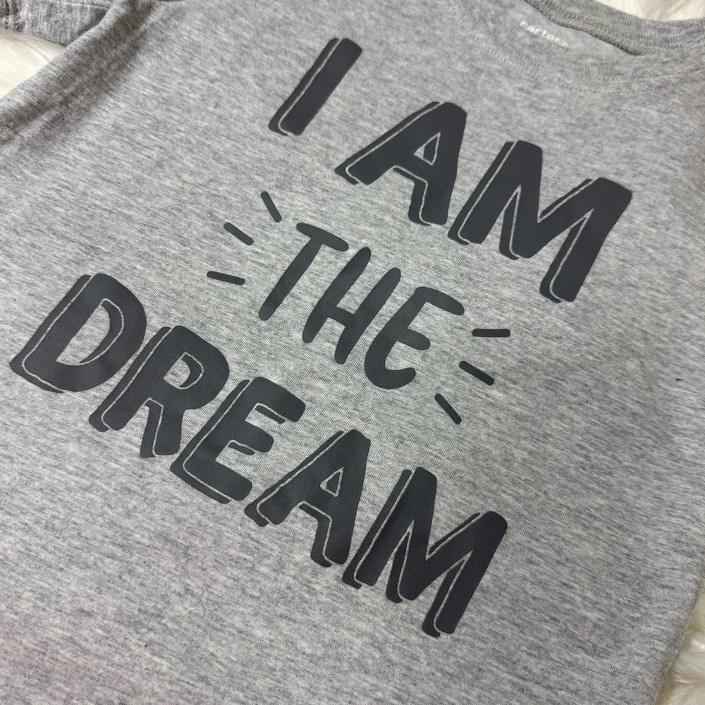 Carter's Youth Boy Size 6 Gray Kids T-Shirt - I Am The Dream